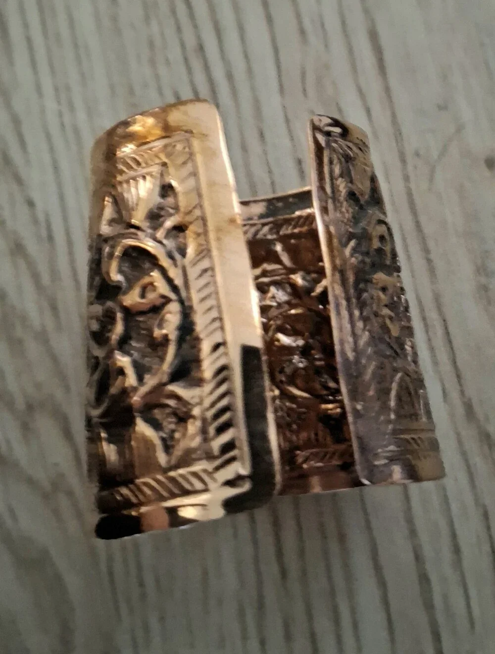Handmade storyteller copper
